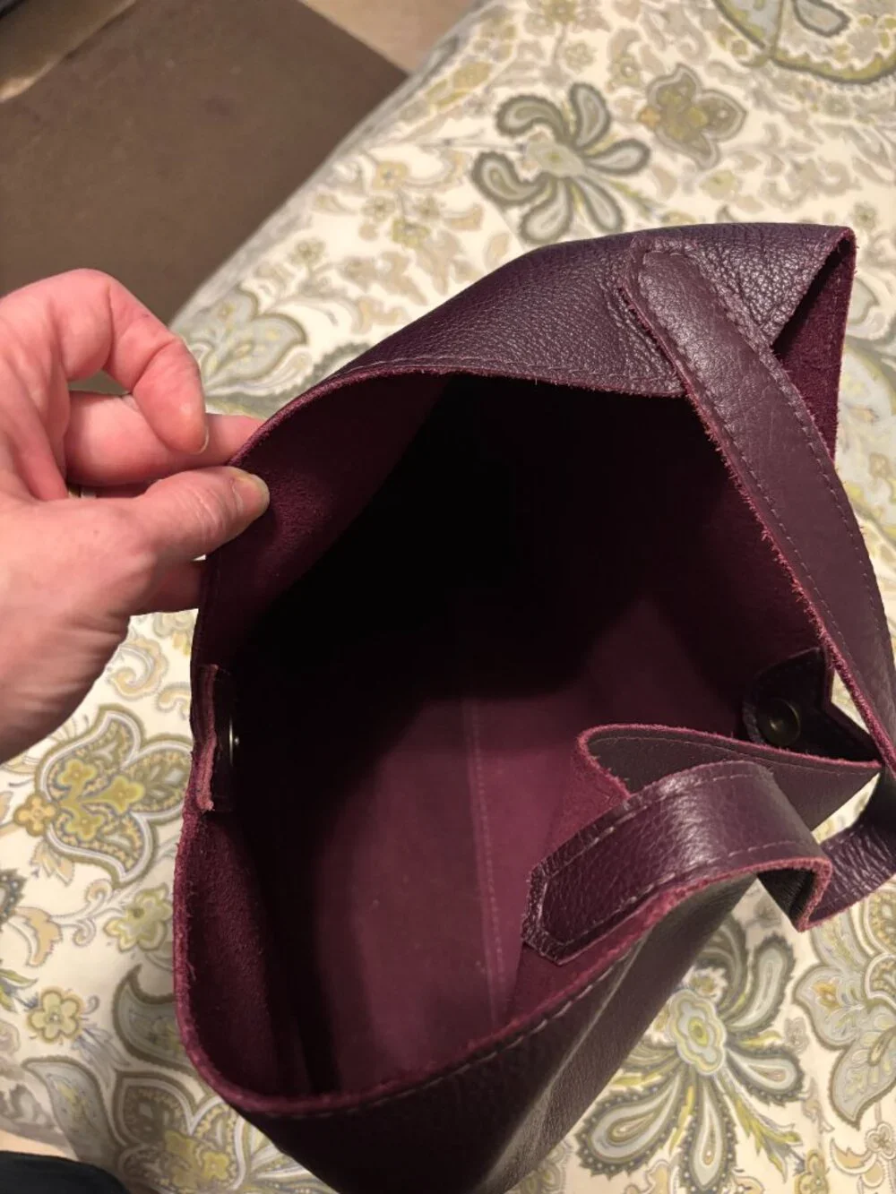 Plum Oversized Naomi - Portland Leather Goods